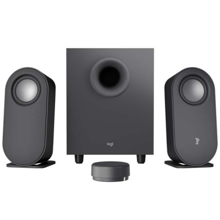 Alto-falantes Bluetooth Logitech Z407 2.1 - 80W - Subwoofer de 20W - Micro USB, entrada Jack de 3,5 mm - Controle sem fio - Cor