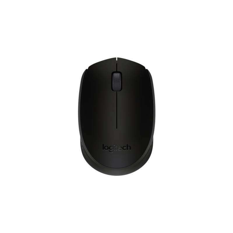 Souris sans fil Logitech B170 1000dpi - 3 boutons - Utilisation ambidextre - Coloris Noir