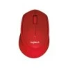 Logitech M330 Silent Plus Wireless Mouse 1000dpi - Silent - 3 botões - Uso destro - Cor vermelha