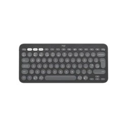 Logitech Pebble Keys 2 K380s Wireless Keyboard - Bluetooth + RF Logi Bolt - Low Profile Silent Keys - Easy‑Switch for 3 Devices