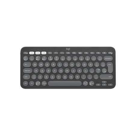 Logitech Pebble Keys 2 K380s Wireless Keyboard - Bluetooth + RF Logi Bolt - Low Profile Silent Keys - Easy‑Switch for 3 Devices
