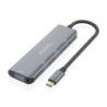Aisens Hub USB 3,2 GEN1 5G USB-C - USB-C/M-1xUSB-C/H-3xUSB-A/H - 15cm - Color Gray