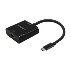Conversor Aisens USB-C para HDMI 4K@30Hz - USB-C/M-HDMI/H - 15cm - Preto
