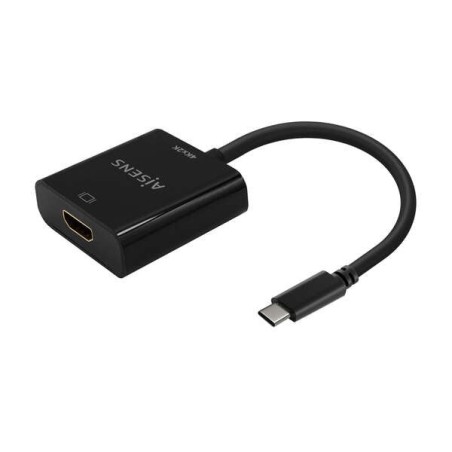 Aisens USB-C to HDMI Converter 4K@30Hz - USB-C/M-HDMI/H - 15cm - Black