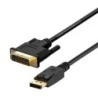 Cabo conversor Aisens Displayport para DVI - DP/M-DVI/M - 2,0m - Preto