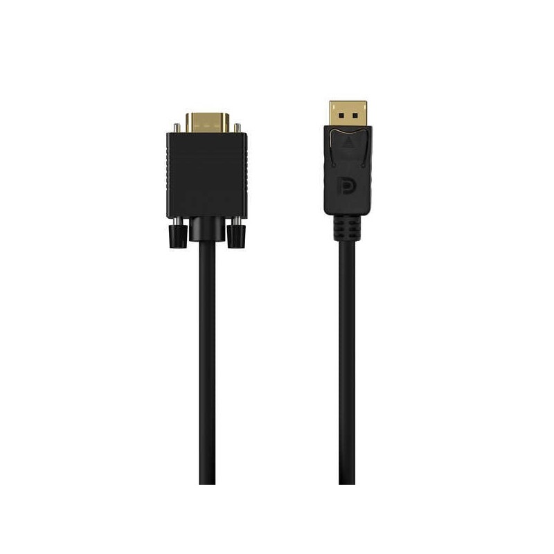 Aisens DisplayPort to VGA Converter Cable - DP/M-VGA/M - 1,0M - Black