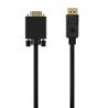 Câble convertisseur Aisens DisplayPort vers VGA - DP/M-VGA/M - 1,0M - Noir