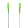 Cabo de remendo de fibra óptica Aisens G657A2 3.0 9/125 SMF Simplex CPR Dca LSZH - SC/APC-SC/APC - 7.0M - Cor branca