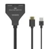Duplicador HDMI Aisens 4K@30HZ 1×2 com alimentação USB e cabo - 30cm - cor preta