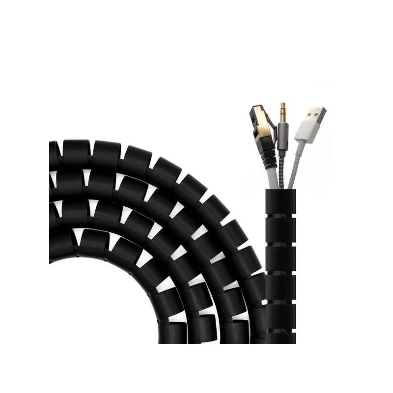 Aisens Spiral Cable Organizer 25mm - 3,0m - Black