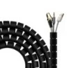 Aisens Spiral Cable Organizer 25mm - 3,0m - Black