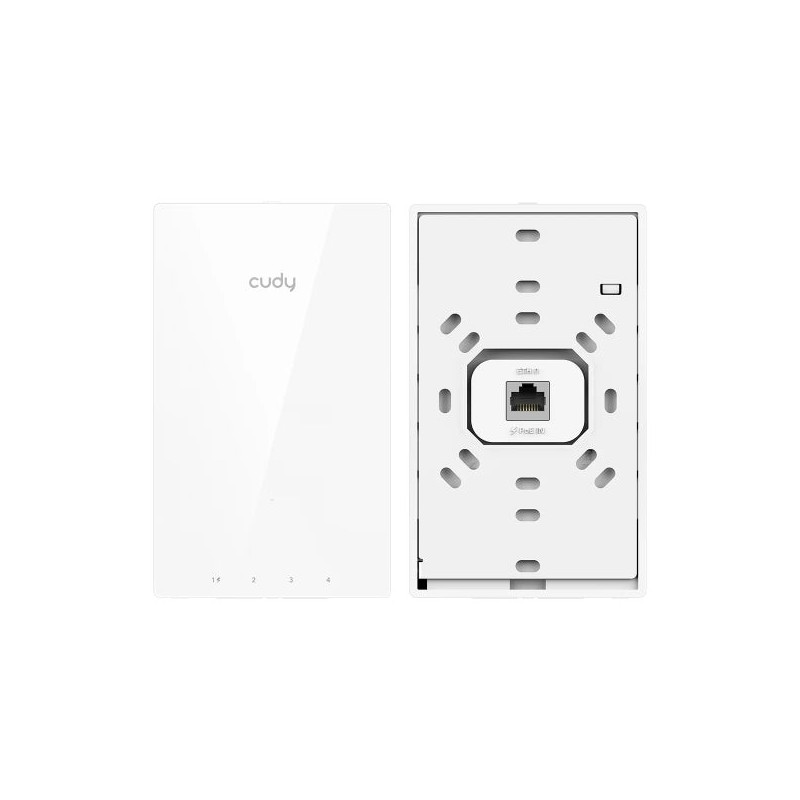 Cudy AC1200 Punto de Acceso para Pared - Doble Banda hasta 1167Mbps - WiFi 5 - Cobertura 60m2 - Soporta hasta 40 Dispositivos