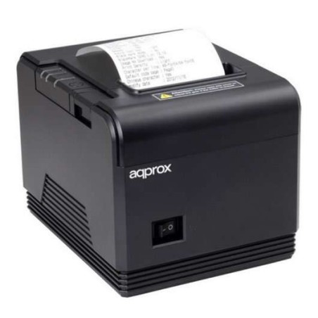 Imprimante de reçus thermique environ - Résolution 203 dpi - Vitesse 200 mm/s - USB, RS232 et RJ11 - Coupe automatique et coupe