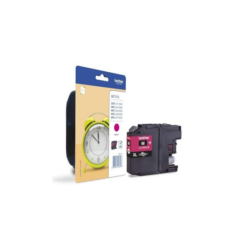 Brother LC125XL Tinteiro Magenta Original - LC125XLMBP
