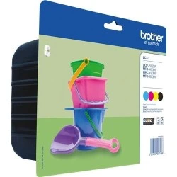 Brother LC221 Pack de 4 Tinteiros Originais - LC221VALBP