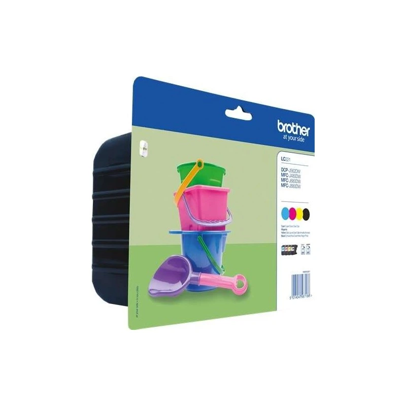 Brother LC221 Pack de 4 Tinteiros Originais - LC221VALBP