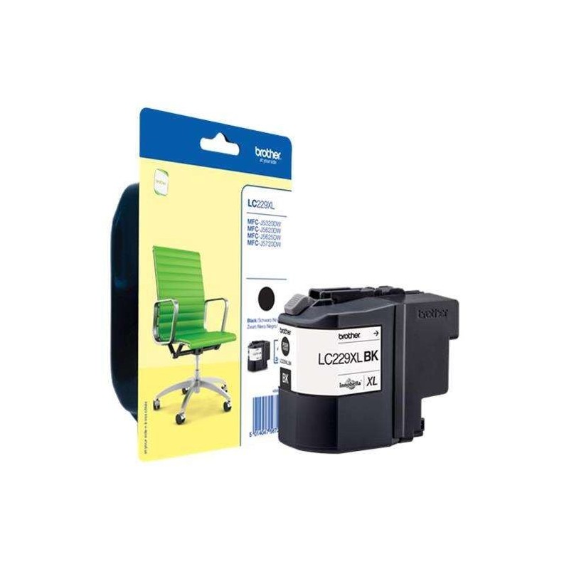 Brother LC229XL Tinteiro Preto Original - LC229XLBKBP