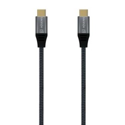 Cabo Aisens USB-C 20Gbps 100W E-Mark - 1,5m - A107-0672