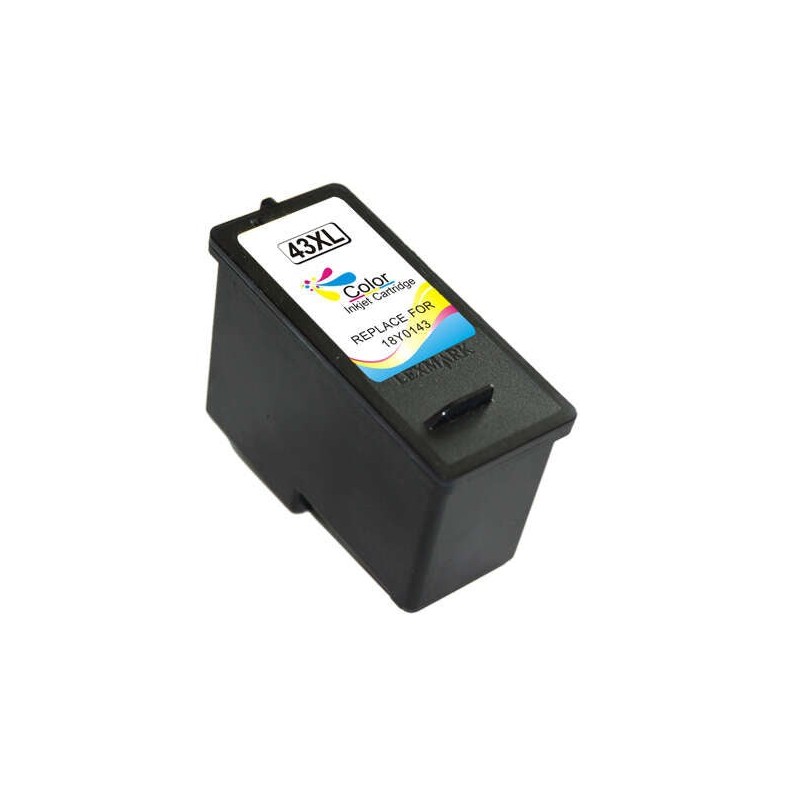 Lexmark 43XL/41 Color Cartucho de Tinta Generico - Reemplaza 18Y0143E/18Y0141E