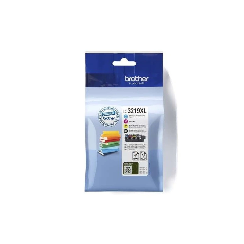 Brother LC3219XL Pack de 4 Cartuchos de Tinta Originales - LC3219XLVAL