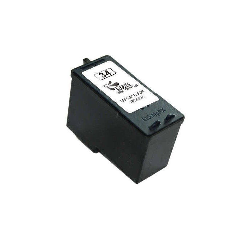 Lexmark 34 Tinteiro Preto Genérico - Substitui 18C0034E