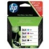 HP 364 Pack de 4 Tinteiros Originais - N9J73AE