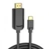 Vention Cable Conversor USB-C Macho a HDMI Macho 4K 1.4 - 1.5m - Color Negro