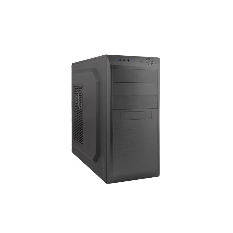Coolbox F750 Caja ATX con Fuente de Alimentacion - Apta para 5.25", 3.5", 2.5" - USB-A 3.0, Audio HD - Cerradura Kensington