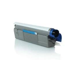 OKI C610 Cyan Compatible Toner Cartridge - Replaces 44315307