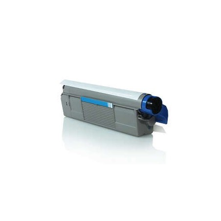 OKI C610 Cyan Cartucho de Toner Generico - Reemplaza 44315307