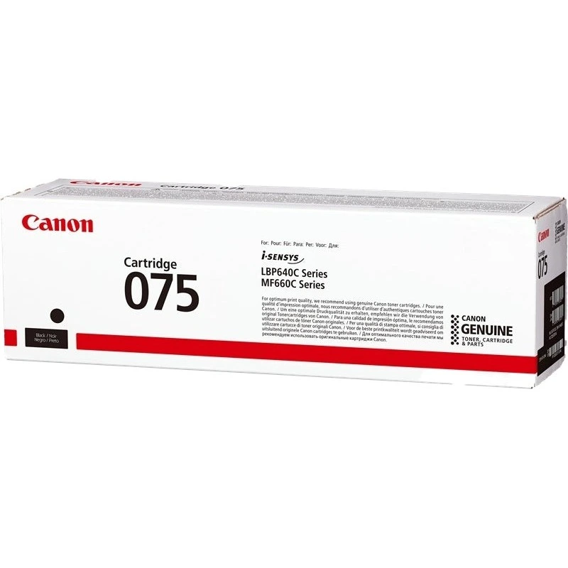 Canon 075 Black Toner Cartridge Original - 6365C002