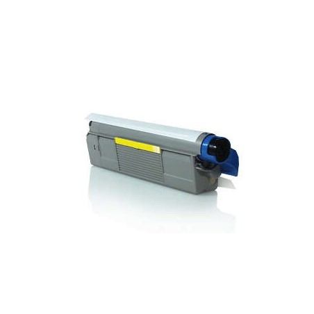 OKI C610 Yellow Compatible Toner Cartridge - Replaces 44315305