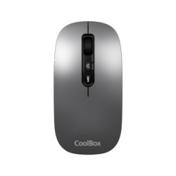 Coolbox W02 Wireless Mouse - Bluetooth and RF 2,4GHz - Super Light - Copilot Access Button - Rechargeable via USB-C