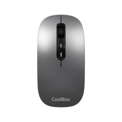 Coolbox W02 Wireless Mouse - Bluetooth and RF 2,4GHz - Super Light - Copilot Access Button - Rechargeable via USB-C