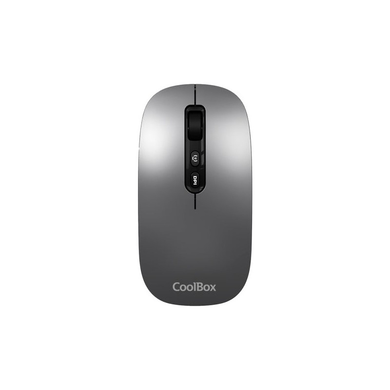 Coolbox W02 Wireless Mouse - Bluetooth and RF 2,4GHz - Super Light - Copilot Access Button - Rechargeable via USB-C