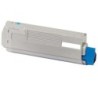 OKI C822 Ciano Cartucho de Toner Genérico - Substitui 44844615