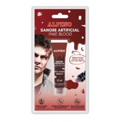 Alpino Artificial Blood Bottle 15ml - Viscose Texture - Realistic Color - Dermatologically Tested - Washes with Soap and Water
