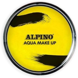 Alpino Aqua Make-up Pó de maquiagem facial aquarela - lava com água e sabão - cor amarela