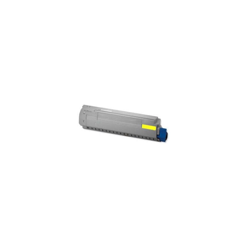 OKI C810/C830 Yellow Compatible Toner Cartridge - Replaces 44059105