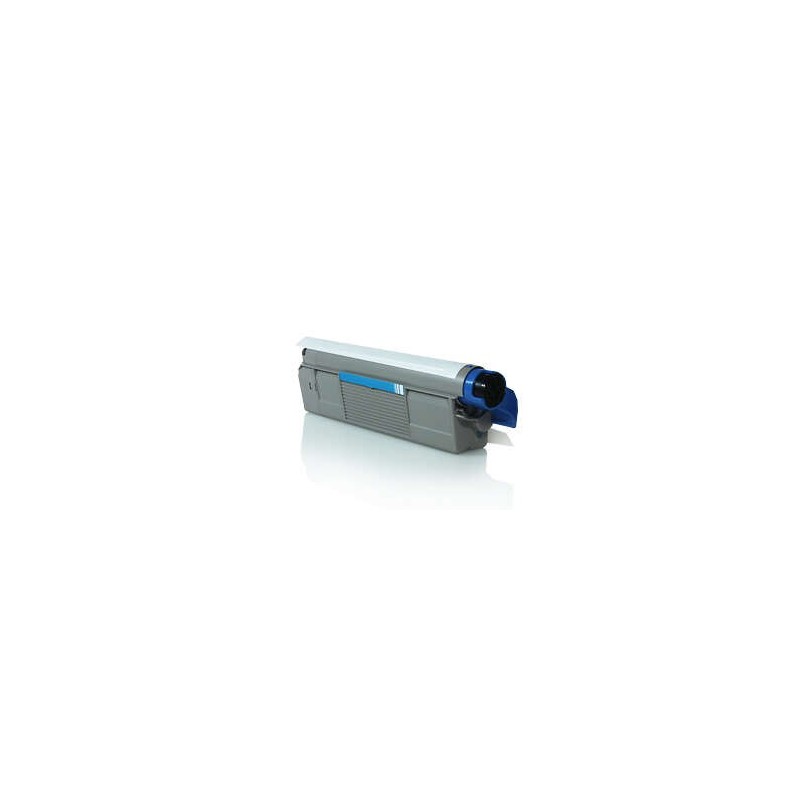 OKI C612 Ciano Cartucho de Toner Genérico - Substitui 46507507