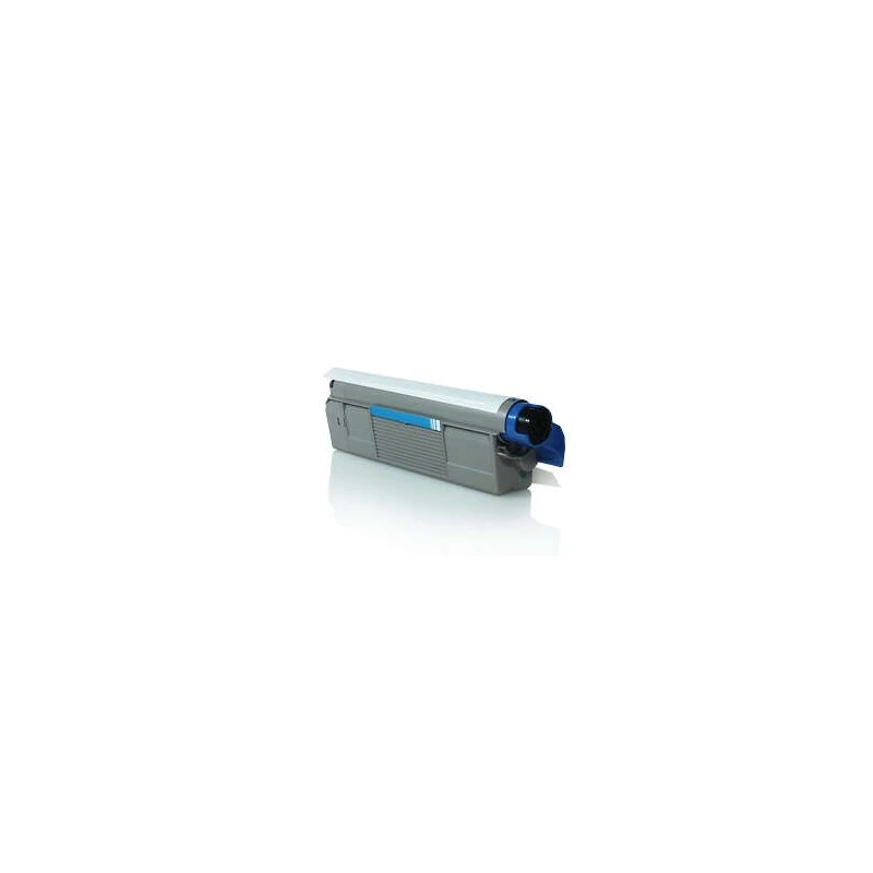OKI C612 Ciano Cartucho de Toner Genérico - Substitui 46507507