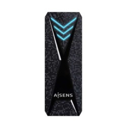 Aisens - Boîtier SSD M.2 NVMe USB-C 3.2 avec LED RVB