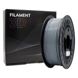 Filamento 3D PETG - Diametro 1.75mm - Bobina 1kg - Color Gris