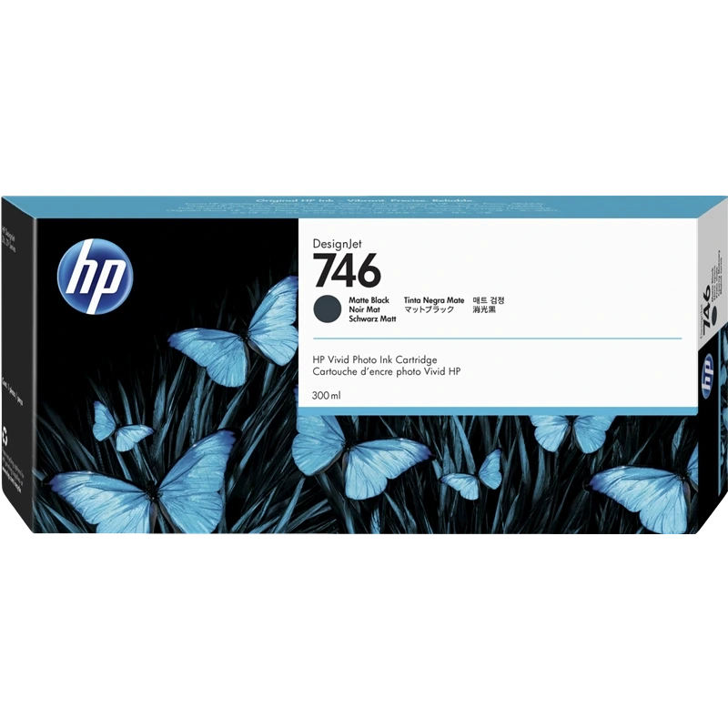 HP 746 Black Mate Ink Cartridge Original - P2V83A