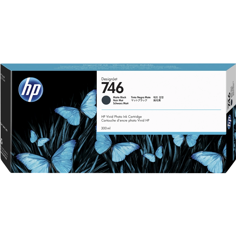 HP 746 Tinteiro Preto Mate Original - P2V83A