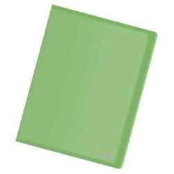 Chemise Dohe avec 20 pochettes soudées transparentes A4 80mic - Couverture souple en polypropylène - Coloris vert