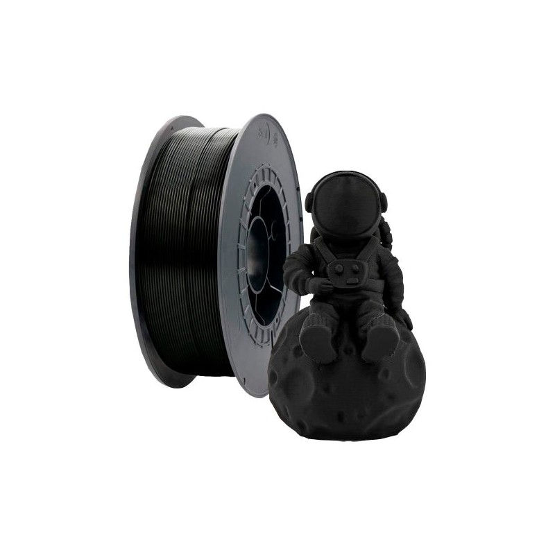 Filamento 3D PETG - Diametro 1.75mm - Bobina 1kg - Color Negro