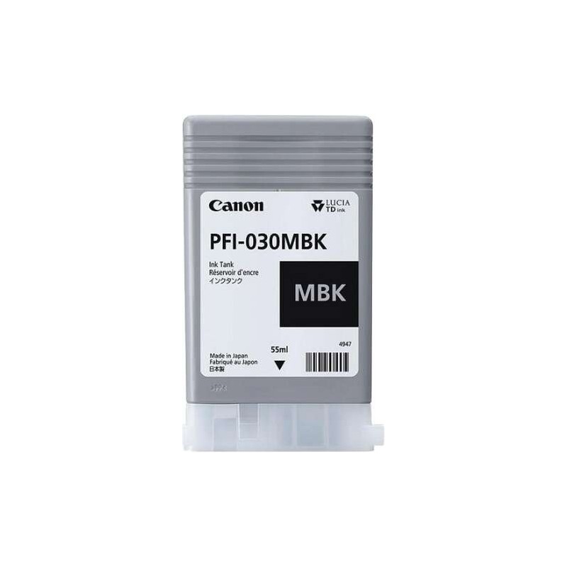 Canon PFI030 Tinteiro Preto Mate Original - 3488C001