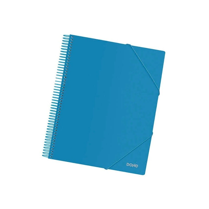 Dohe Folder with 30 A4 Size Covers - Opaque Polypropylene Cover 800 Microns - Transparent Covers 80 Microns - Colored Plastic