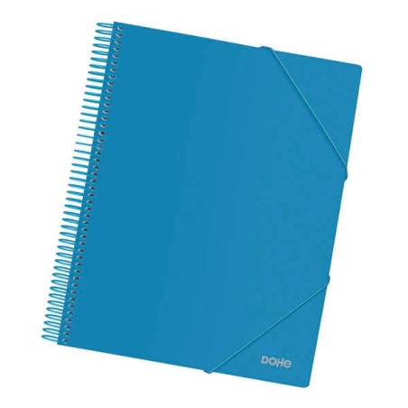 Dohe Folder with 30 A4 Size Covers - Opaque Polypropylene Cover 800 Microns - Transparent Covers 80 Microns - Colored Plastic